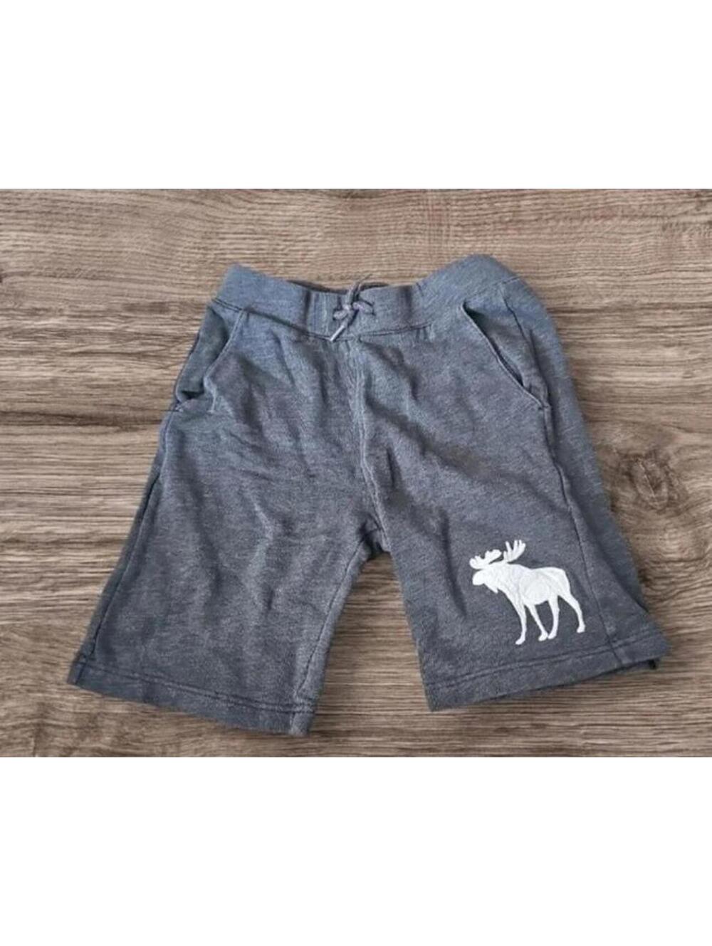 Designer boys 9/10 clothes Abercrombie gray sweats sweat shorts